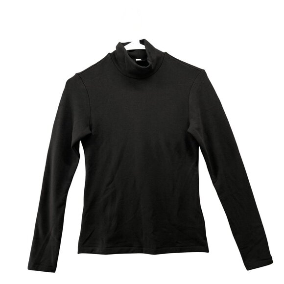 Uniqlo Heattech Ultra Warm Turtleneck Womens XS Black Long Sleeve T Shirt - Picture 1 of 10